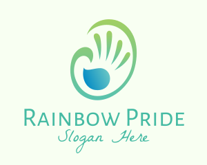 Natural Eco Hand Wash logo design