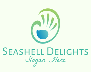 Natural Eco Hand Wash logo design