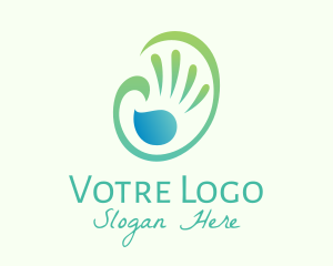 Cleaning - Natural Eco Hand Wash logo design
