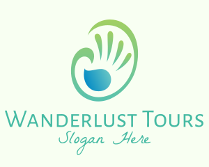 Natural Eco Hand Wash logo design