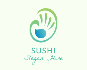 Natural Eco Hand Wash logo design