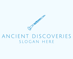 Clarinet Musical Instrument logo design