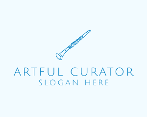 Clarinet Musical Instrument logo design