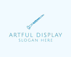 Clarinet Musical Instrument logo design