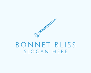 Clarinet Musical Instrument logo design