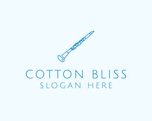 Clarinet Musical Instrument logo design