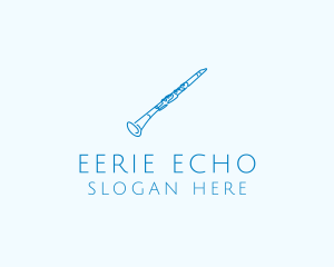 Clarinet Musical Instrument logo design