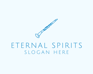 Clarinet Musical Instrument logo design