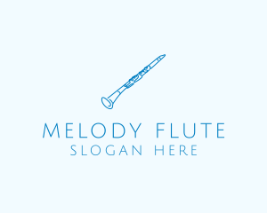 Clarinet Musical Instrument logo design