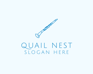 Clarinet Musical Instrument logo design