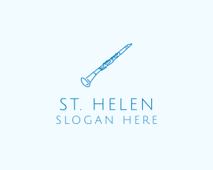 Clarinet Musical Instrument logo design