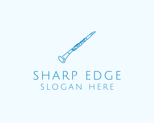 Clarinet Musical Instrument logo design