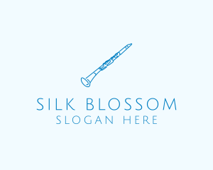 Clarinet Musical Instrument logo design