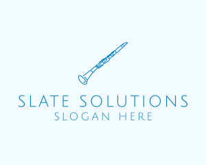 Clarinet Musical Instrument logo design