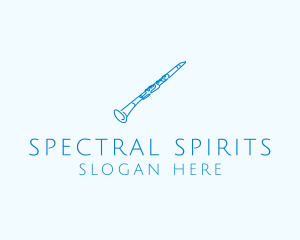 Clarinet Musical Instrument logo design