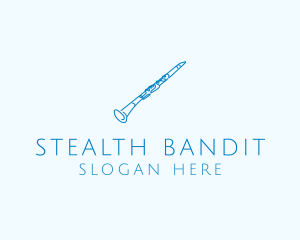 Clarinet Musical Instrument logo design