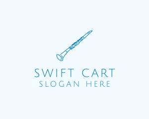 Clarinet Musical Instrument logo design