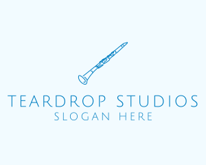 Clarinet Musical Instrument logo design