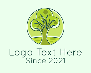 Cultivation - Eco Park Tree logo design