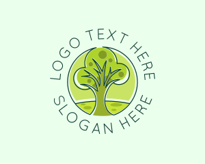 Sustainability - Eco Park Tree logo design