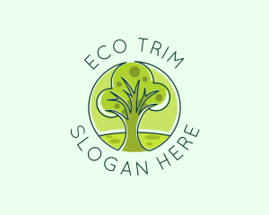 Eco Park Tree logo design