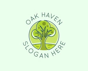 Eco Park Tree logo design