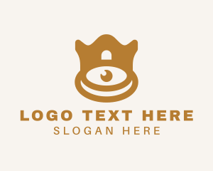 Leasing - Golden House Eye logo design