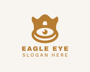 Golden House Eye logo design