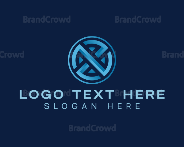 Digital Tech Letter X Logo