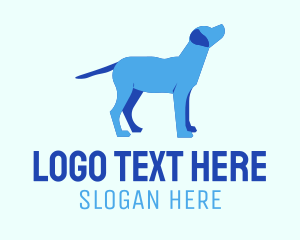 Dynamic - Pet Blue Dog logo design