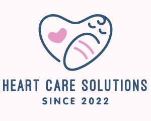 Heart Medical Pediatric  logo design