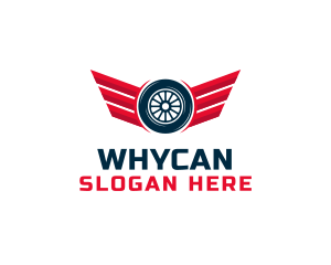 Tire - Automotive Car Wheel logo design