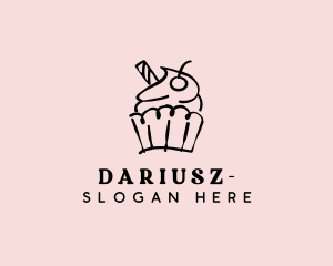 Dessert - Cupcake Sweet Dessert logo design