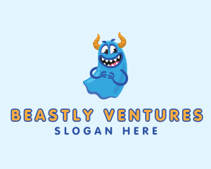 Monster - Cute Slime Monster logo design