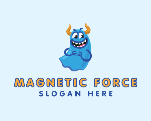 Cute Slime Monster logo design