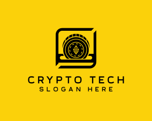 Cryptocurrency Coin Trading logo design