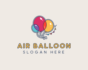 Balloon - Balloons Party Banner logo design