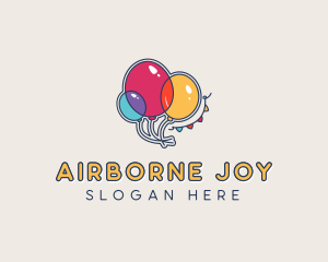 Balloon - Balloons Party Banner logo design