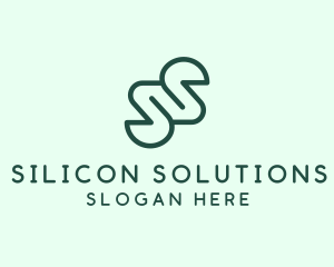 Minimalist Monoline Letter S Business logo design