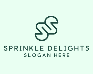 Minimalist Monoline Letter S Business logo design