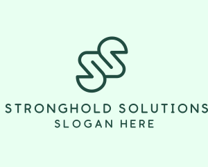 Minimalist Monoline Letter S Business logo design