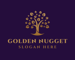 Golden Tree Farm logo design