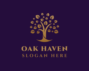 Golden Tree Farm logo design