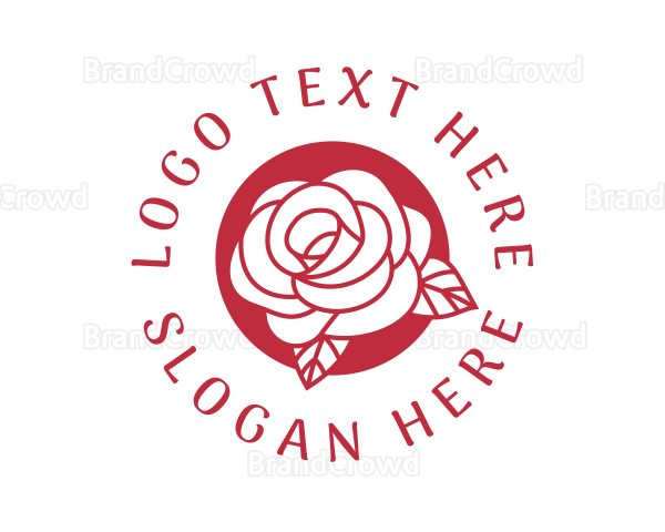 Beauty Rose Floral Logo