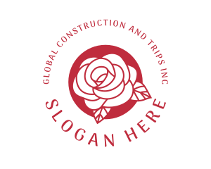 Event Styling - Beauty Rose Floral logo design
