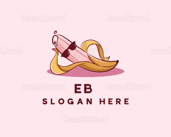 Erotic Cartoon Banana Logo