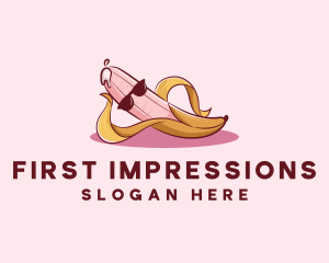 Erotic Cartoon Banana logo design