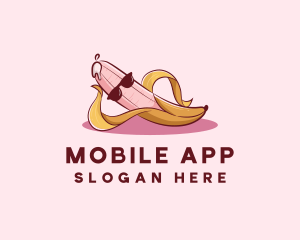 Dating Site - Erotic Cartoon Banana logo design