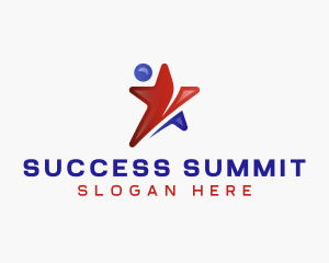 Human Career Success logo design