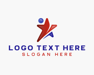 Star - Human Career Success logo design